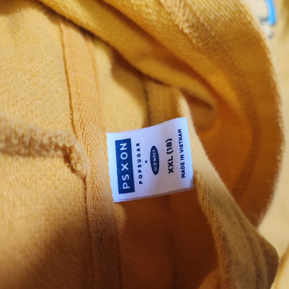 The Simpsons Maggie Pop Sugar Hoodie Kids XXL (18) Yellow - Picture 4 of 6